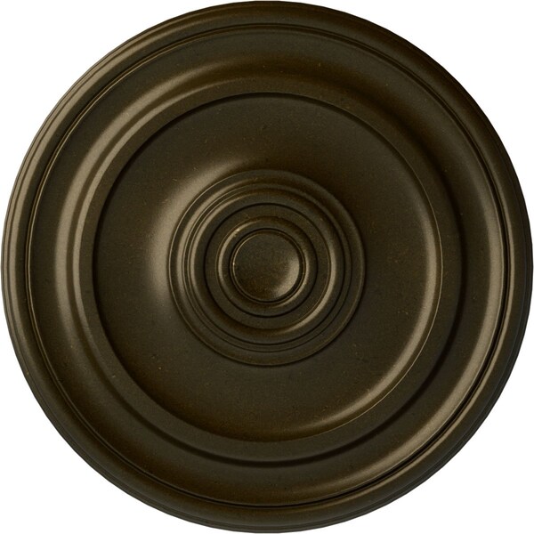 Ekena Millwork Kepler Traditional Ceiling Medallion (For Canopies up to 4 1/2"), 19 3/4"OD x 1 1/2"P, Green Gold CM20KPGGS - main